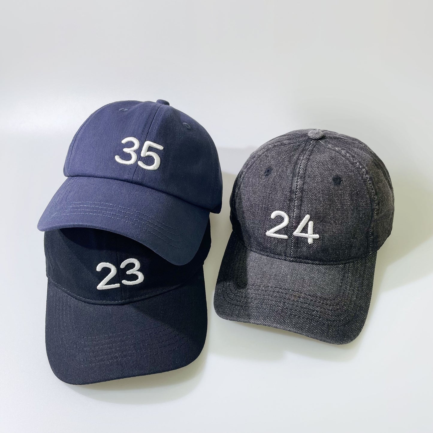 Customized hat embroidery with customizable letters