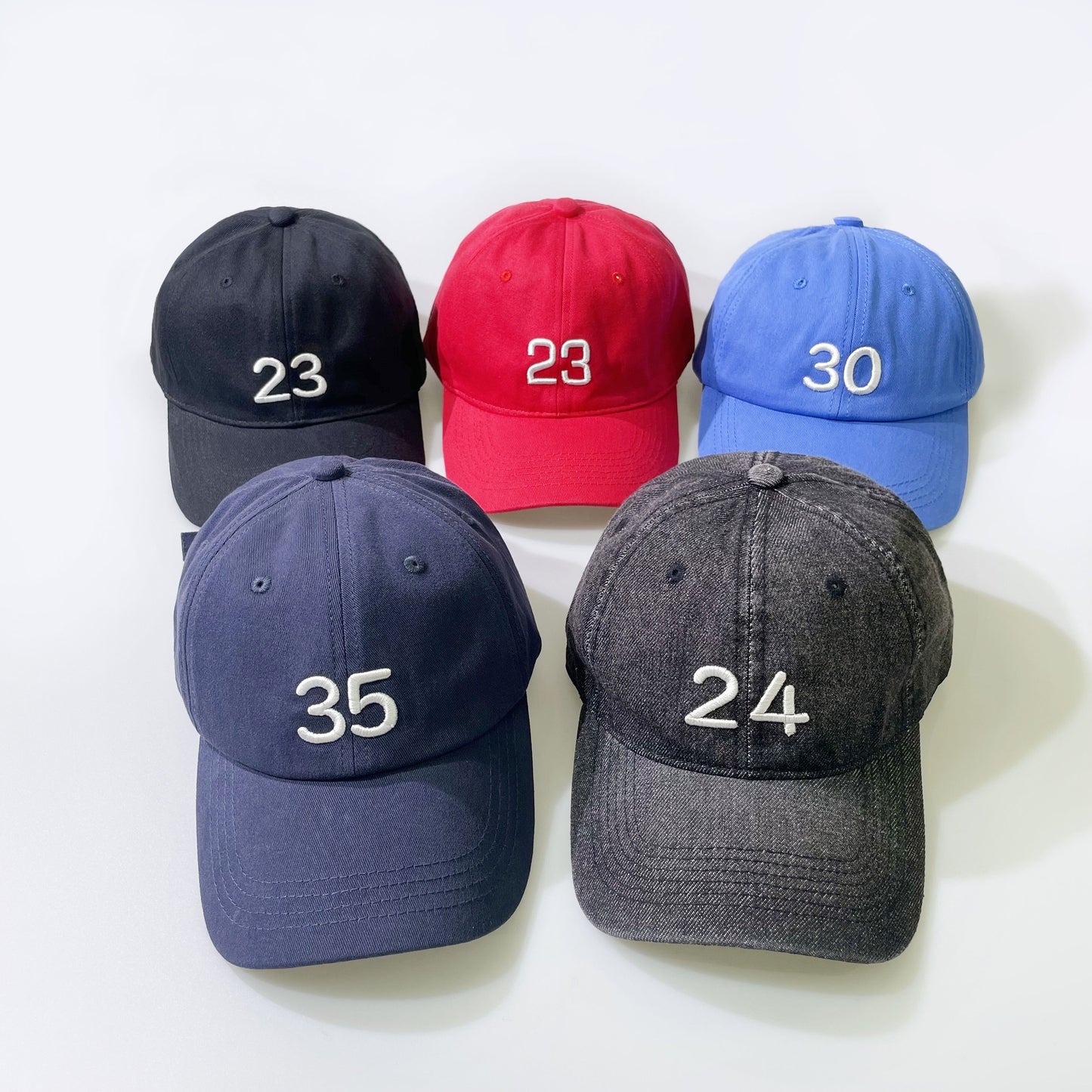 Customized hat embroidery with customizable letters