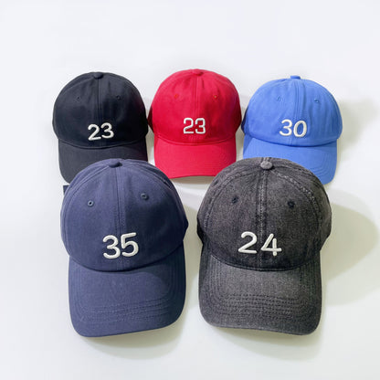 Customized hat embroidery with customizable letters